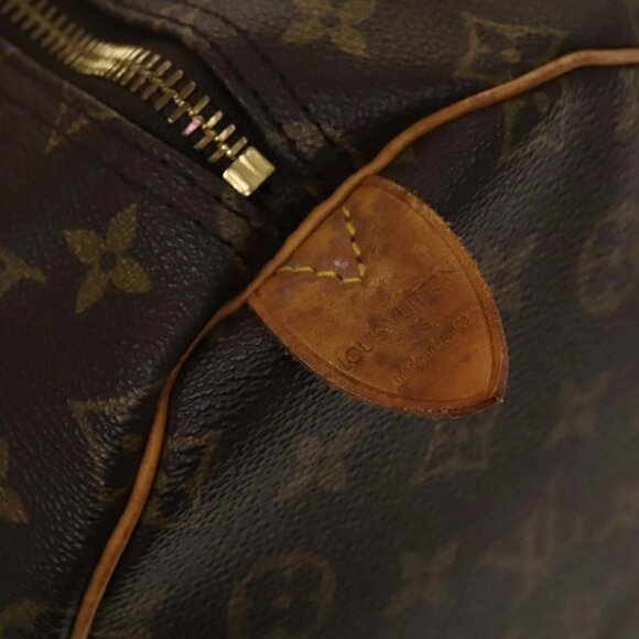 LOUIS VUITTON Monogram Keepall 55 Boston Bag M41424 LV Auth 137090 - Picture 10 of 16